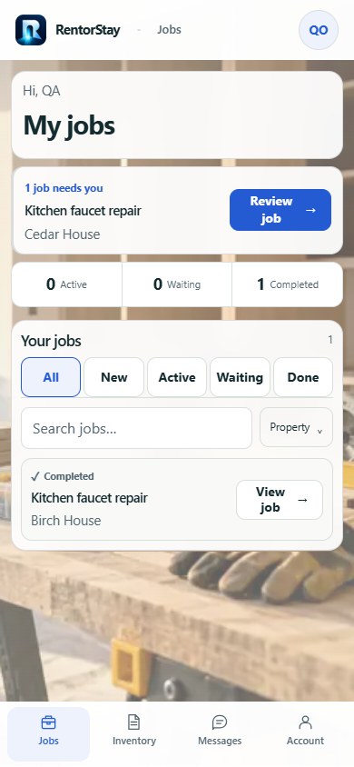 RentorStay vendor — example workspace
